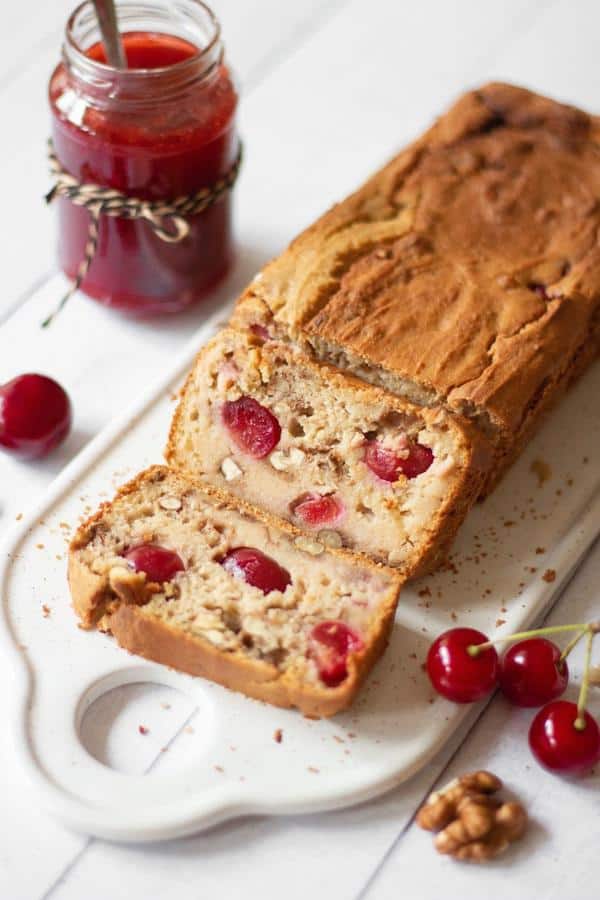Protein “Bread” with Cherries and Walnuts (Gluten-Free)
