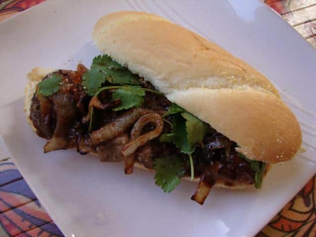 Roasted Portobello Mushroom Sandwich