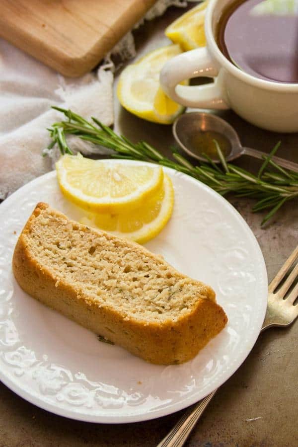Rosemary Lemon Pound Cake