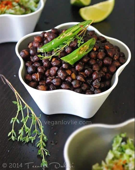 Spiced Brown Chickpea Snack