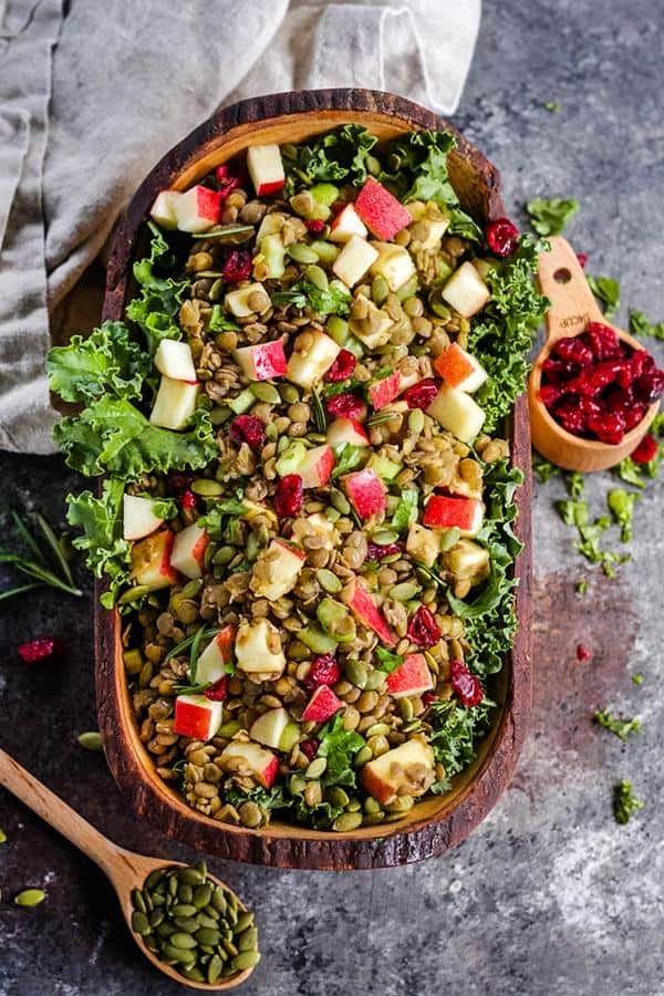 Apple Lentil Salad