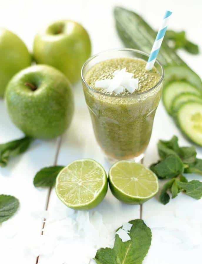 Apple Mint Smoothie