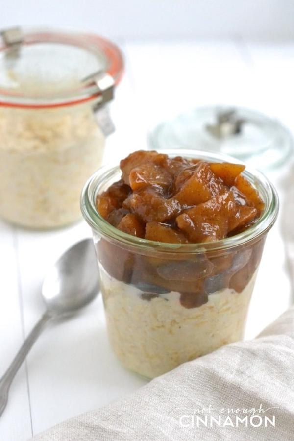 Apple Pie Overnight Oats