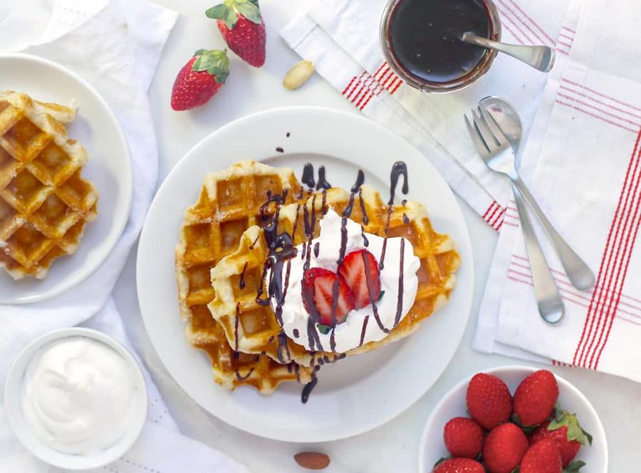 Aquafaba Blender Waffles