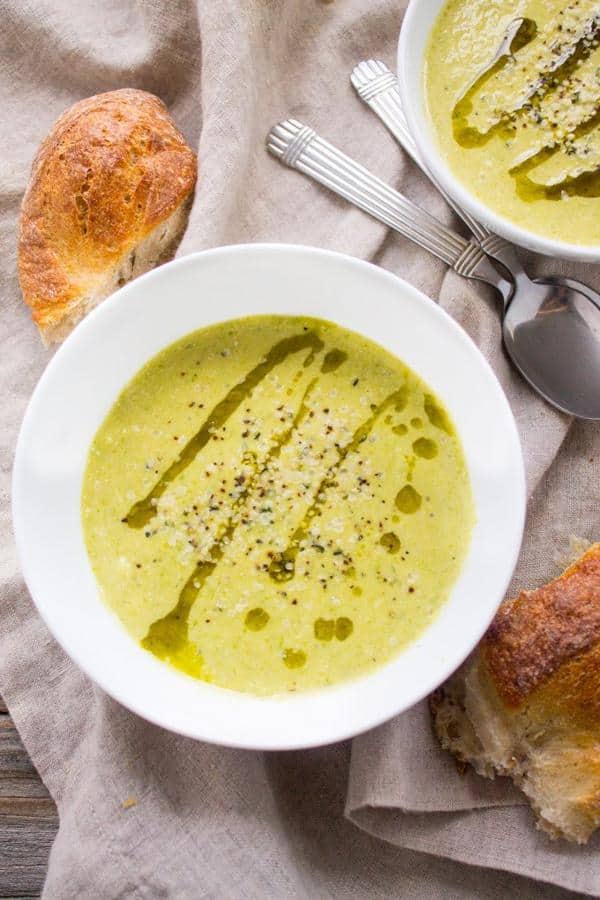 Asparagus Leek and Hemp Soup