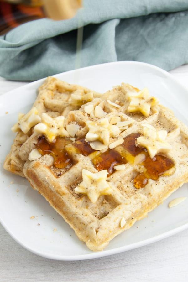 Banana Bread Waffles