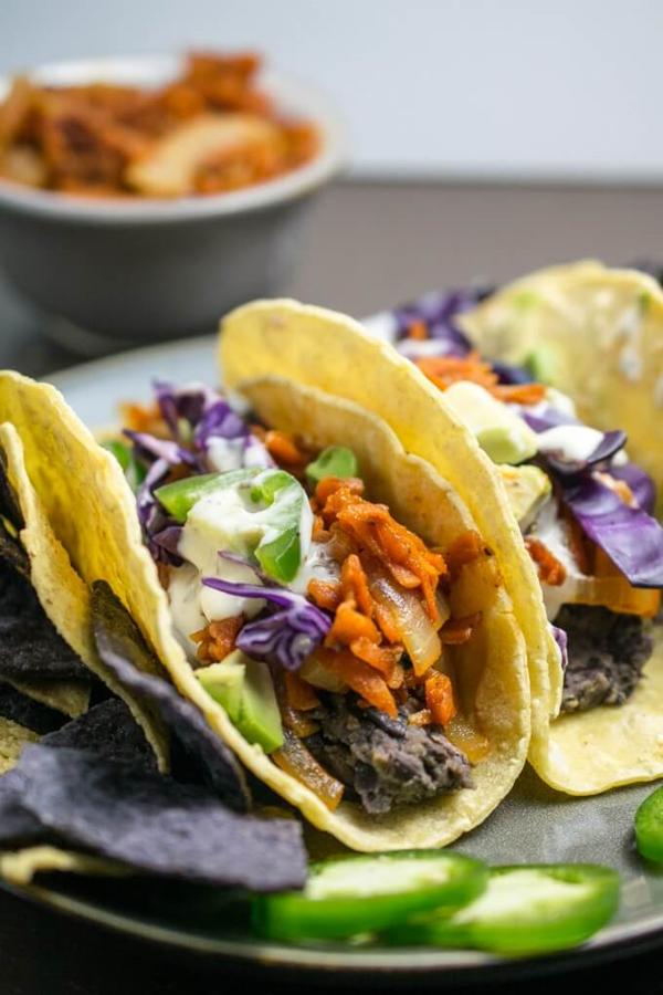 Bbq Pulled Carrot Tacos