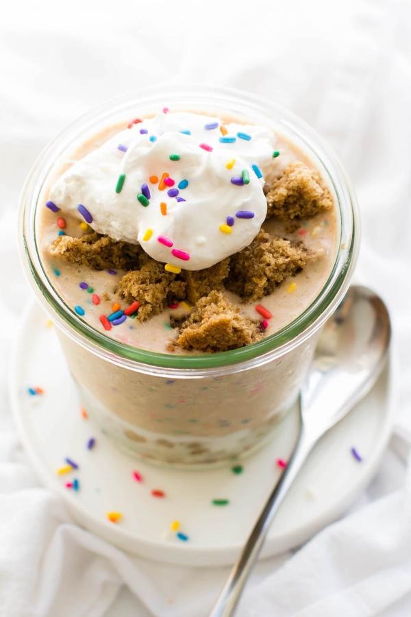 Birthday Cake Overnight Oat Parfait