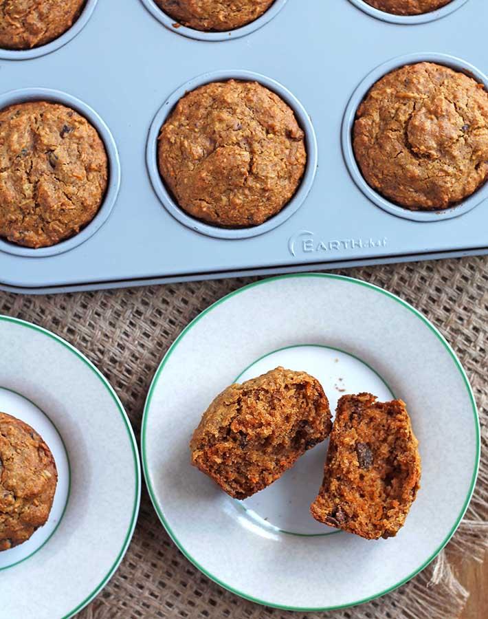 Carrot Coconut Muffins