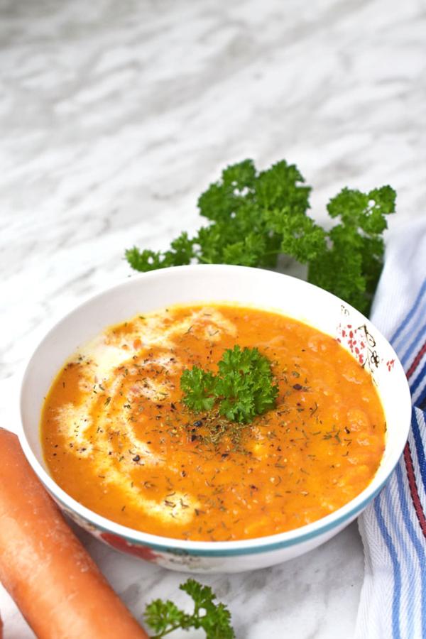 Carrot Coconut Soup