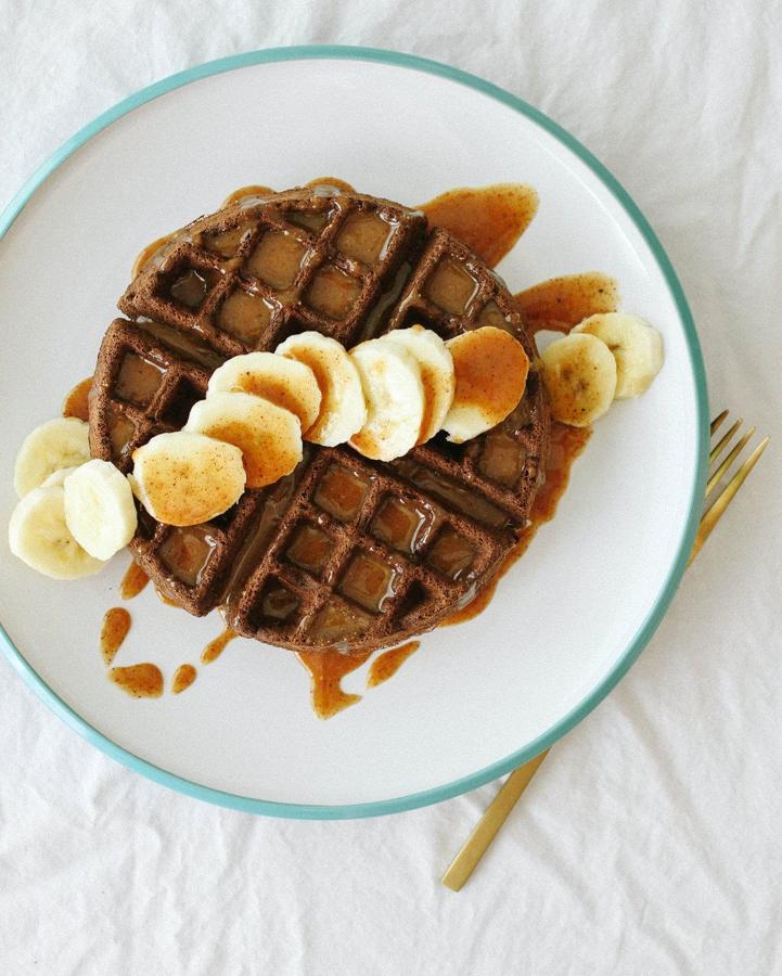 Chocolate Buckwheat Waffles