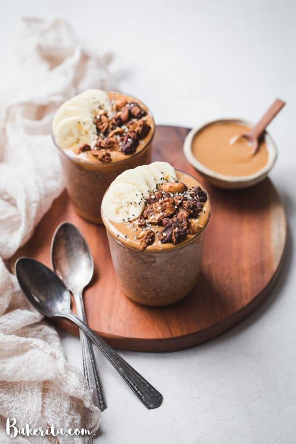 Chocolate Peanut Butter Overnight Oats