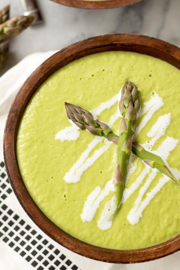 Creamy Asparagus and Leek Soup