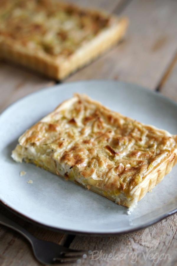 Creamy Potato Leek Tart