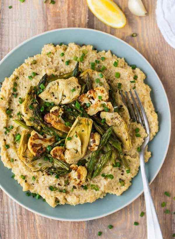 Creamy Risotto with Asparagus and Quinoa
