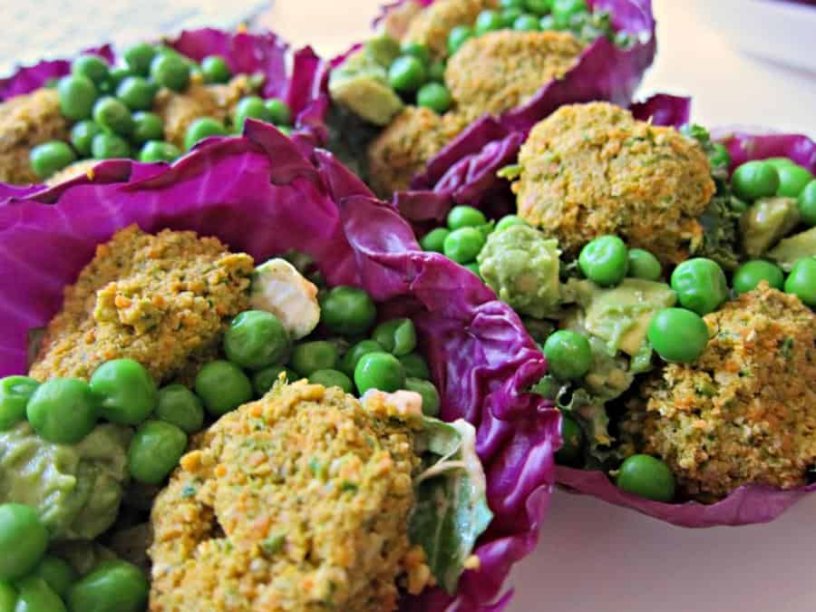 Falafel Cabbage Bowls