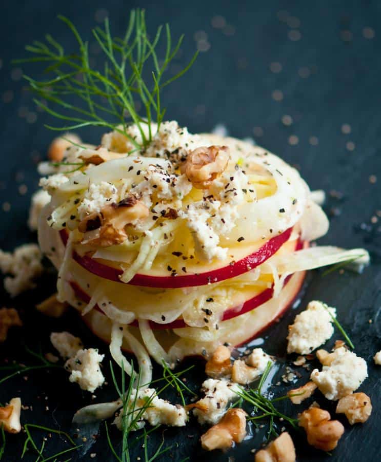 Fennel Apple Salad With Lemon Vinaigrette