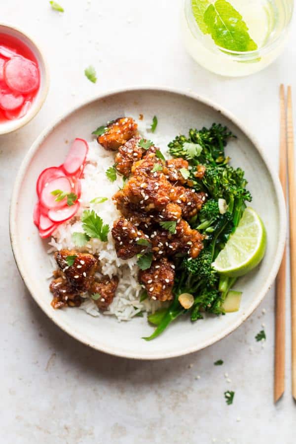 Fried Tempeh Bowls