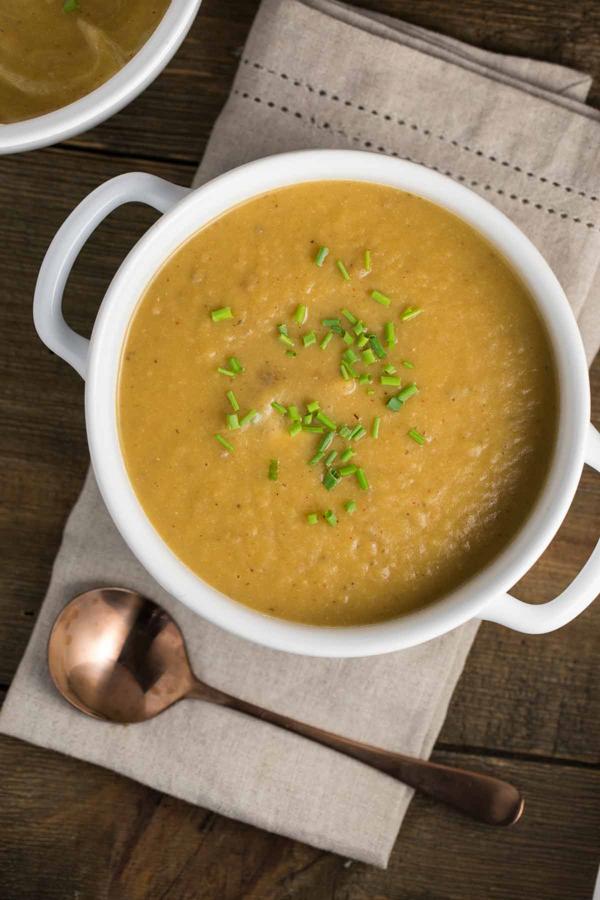 Instant Pot Potato Leek Soup