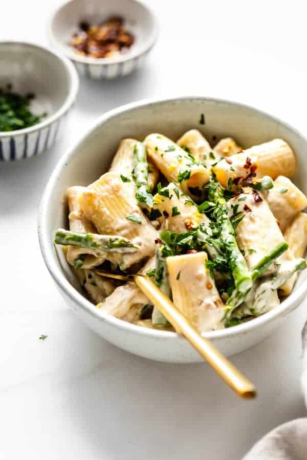 Lemon Asparagus Pasta