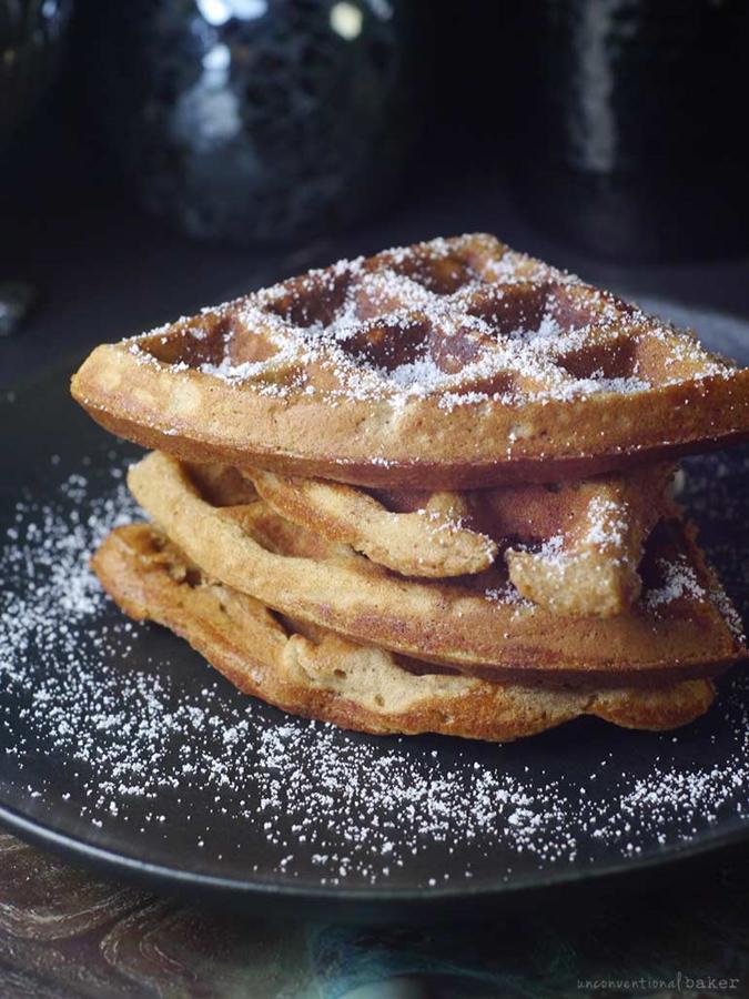 Millet Almond Butter Waffles