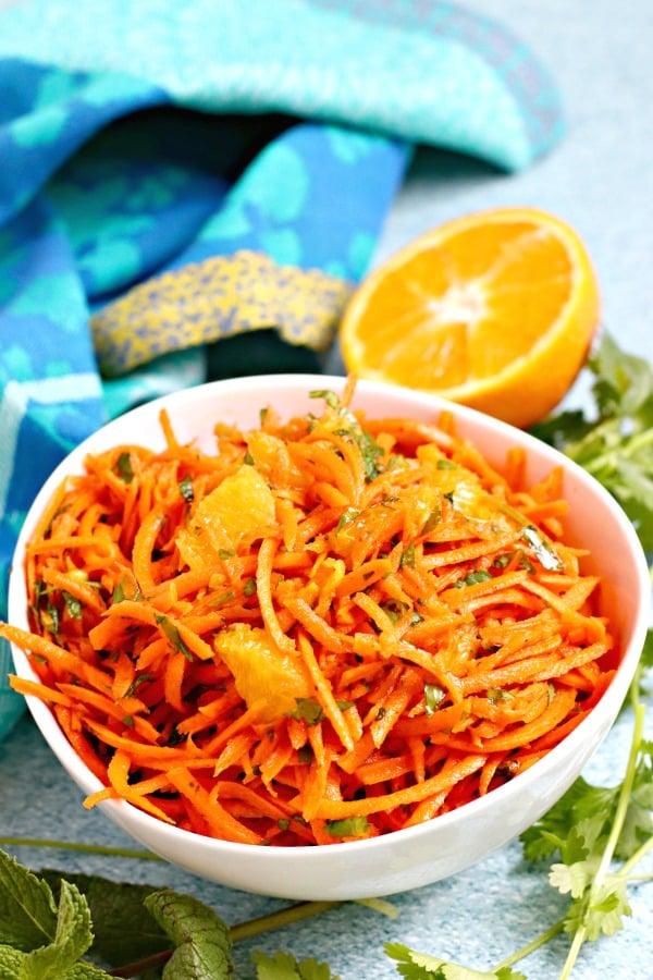 Moroccan Carrot Salad with Oranges