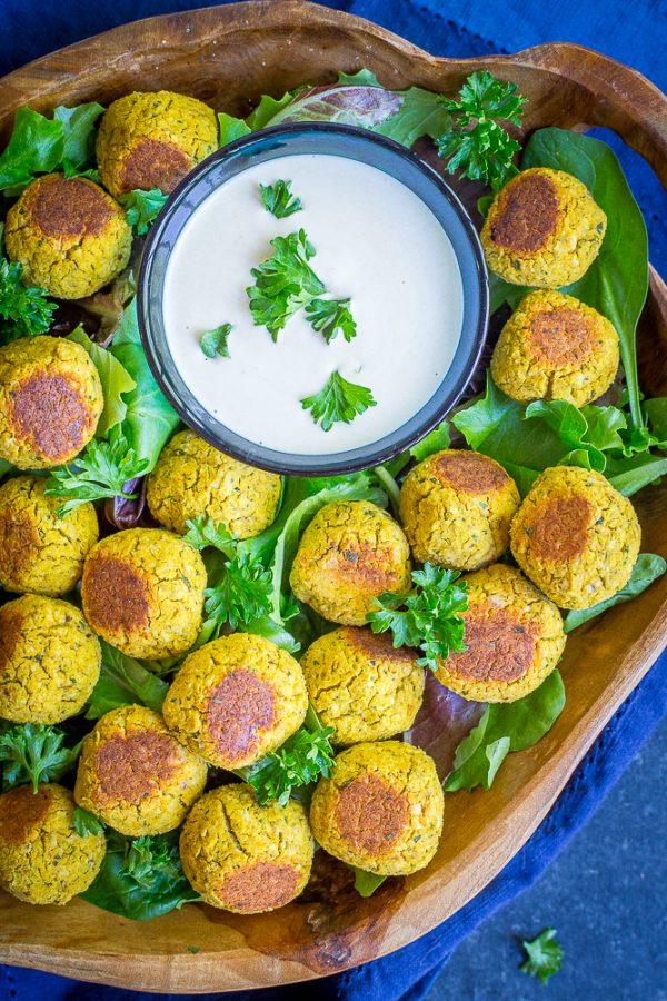 Roasted Butternut Squash Falafel Bites