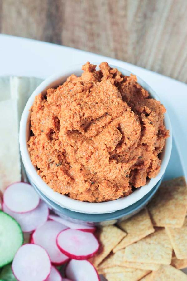 Roasted Carrot White Bean Spread