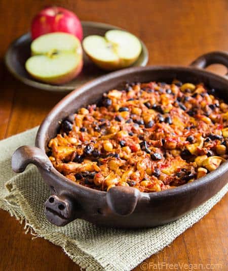 Smoky Apple Baked Beans