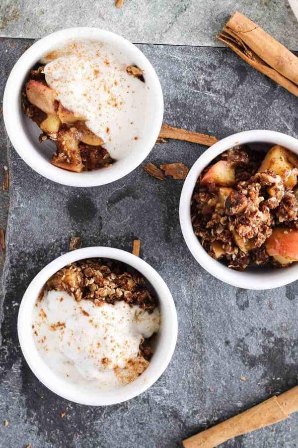 Spiced Apple Crumble