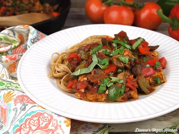 Tempeh Cacciatore