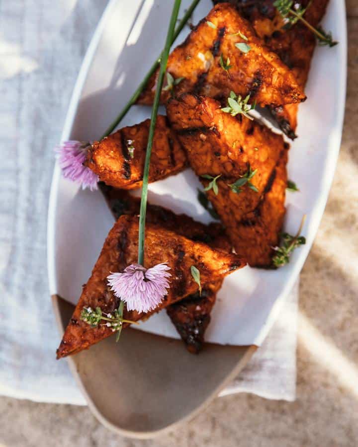 The Best Marinated and Grilled Tempeh