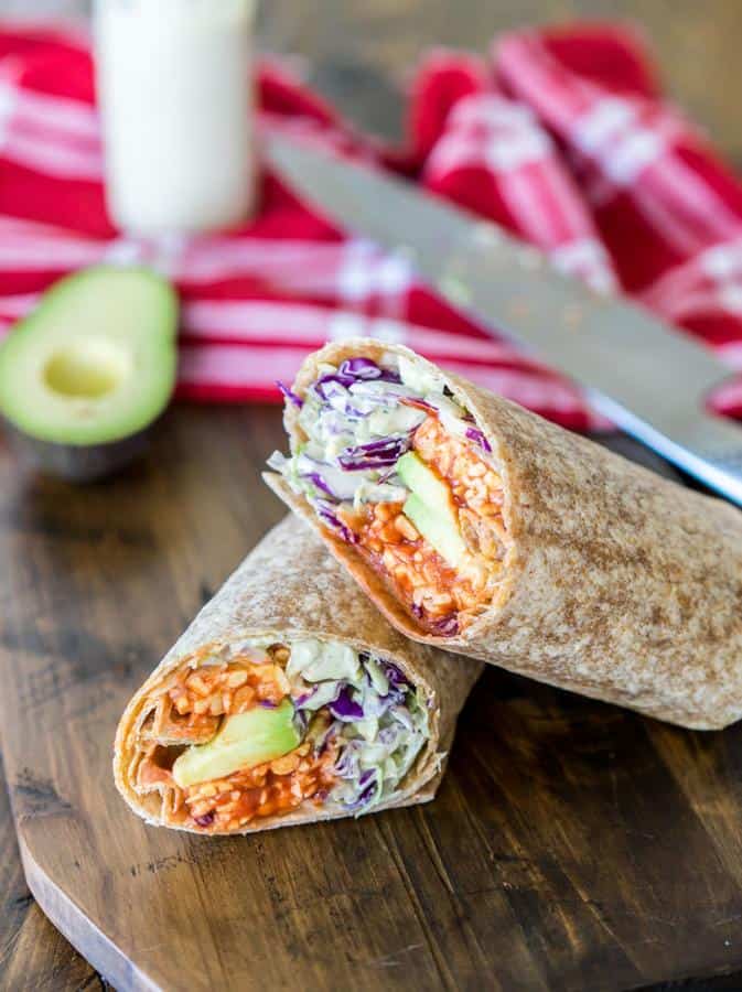 The Buffalo Tempeh Ranch Wrap