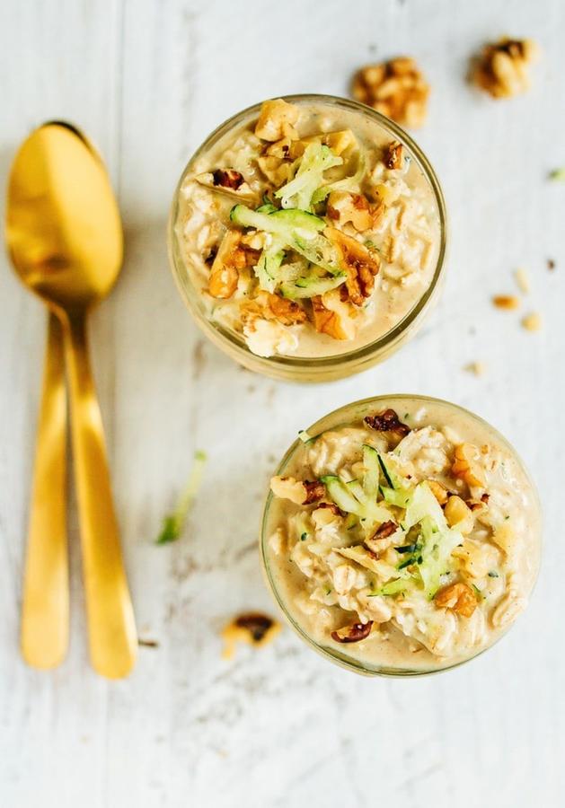 Zucchini Bread Overnight Oats