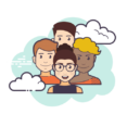 Icon of 4 people