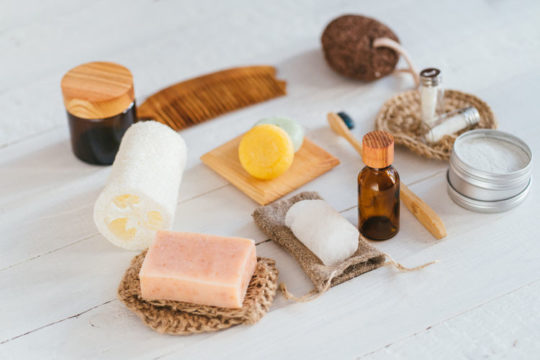 Zero waste bathroom accessories