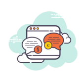 Business chat icon