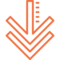 Double arrow down icon